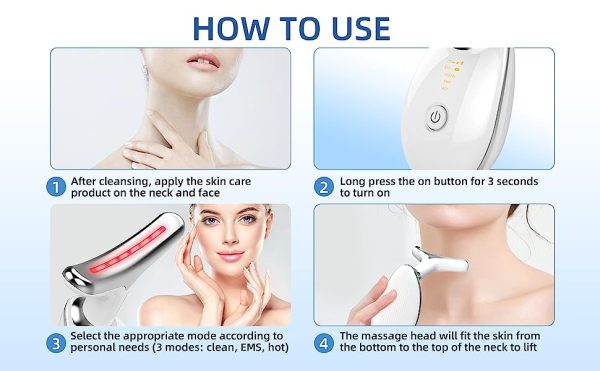 Facial Massager Red-Light-Therapy-for-Face and Neck, Face 𝖲 culpting Wand with 7 Color - Image 4