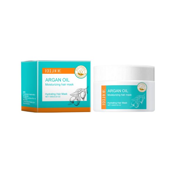 AMALIA Argan Oil Hair Mask, Moisturizing and Hydrating Treatment for Dry Damaged Hair, Deep Repair Formula, 3.38 Fl Oz