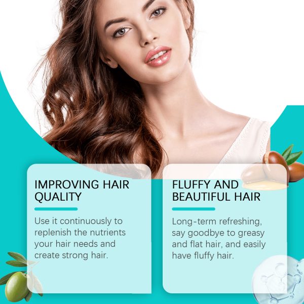 AMALIA Argan Oil Hair Mask, Moisturizing and Hydrating Treatment for Dry Damaged Hair, Deep Repair Formula, 3.38 Fl Oz - Image 2