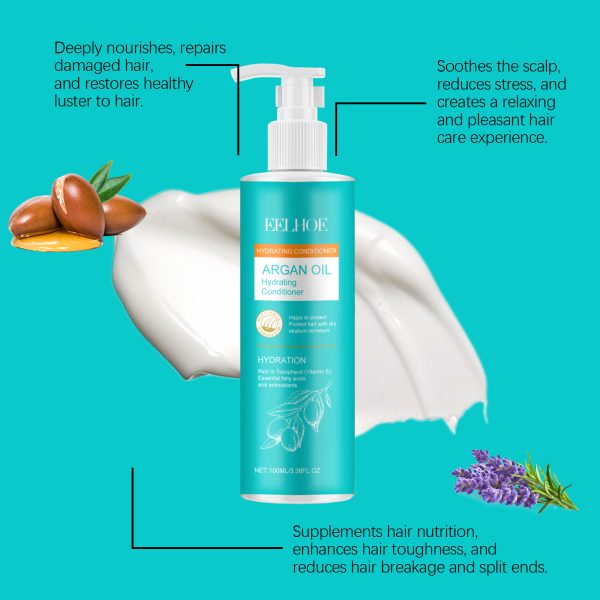 AMALIA Argan Oil Hydrating Conditioner, Deep Repair Hair Treatment, 3.38 FL OZ - Image 6