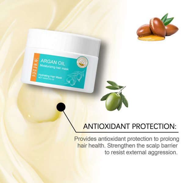 AMALIA Argan Oil Hair Mask, Moisturizing and Hydrating Treatment for Dry Damaged Hair, Deep Repair Formula, 3.38 Fl Oz - Image 6