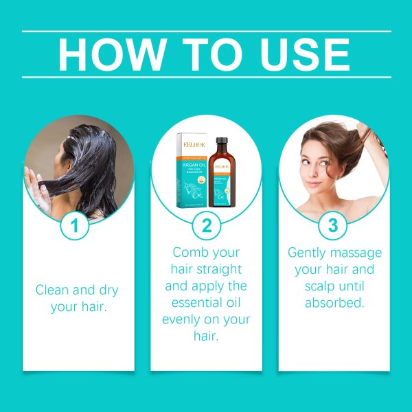 AMALIA Argan Oil Hair Care Essential Oil, Hydrating Hair Treatment, 3.38 Fl Oz, Scalp Nourishing and Repair - Image 7
